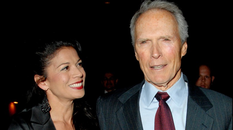 Clint Eastwood and wife Dina Eastwood during 32nd Annual Los Angeles Film Critics Association Awards - Arrivals at Century City in Century City, California, United States.
