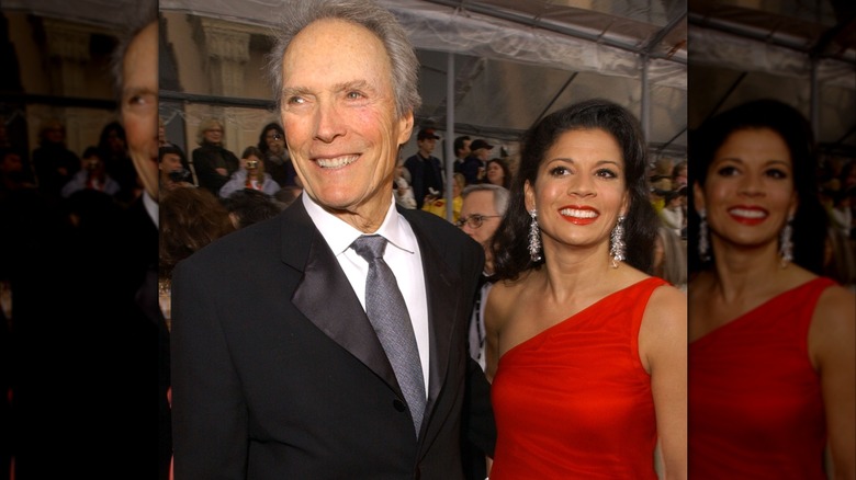 Clint Eastwood and Dina Eastwood at the 10th Annual Screen Actors Guild Awards in February 2004