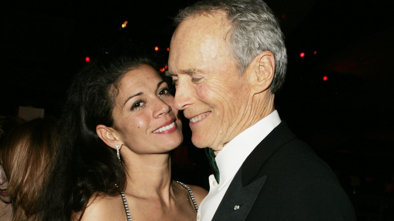 Dina Eastwood and Clint Eastwood, winner Best Picture and Best Director for 