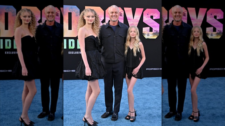 Billie Dane, Eric Dane, Georgia Dane in black outfits