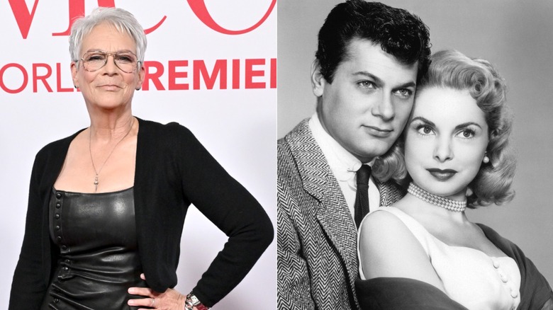 Split of Jamie Lee Curtis vs. Tony Curtis and Janet Leigh