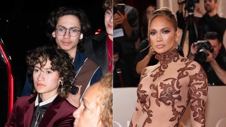 Split image of Max and Emme Muñiz vs. Jennifer Lopez