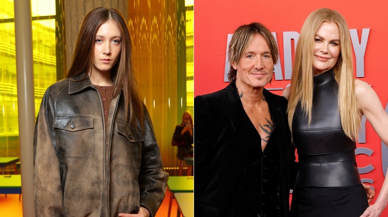 Split image of Sunday Rose vs. Keith Urban and Nicole Kidman