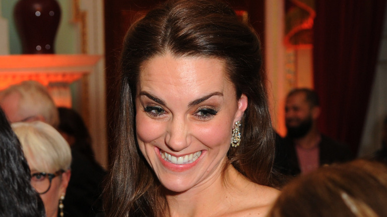 Princess Catherine grinning at the Place2Be Wellbeing Educational Awards