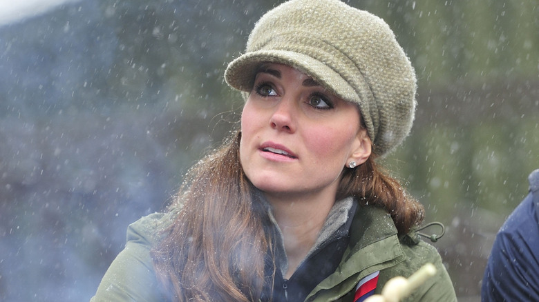 Princess Catherine shoulders-up on a 2013 trip to Windermere