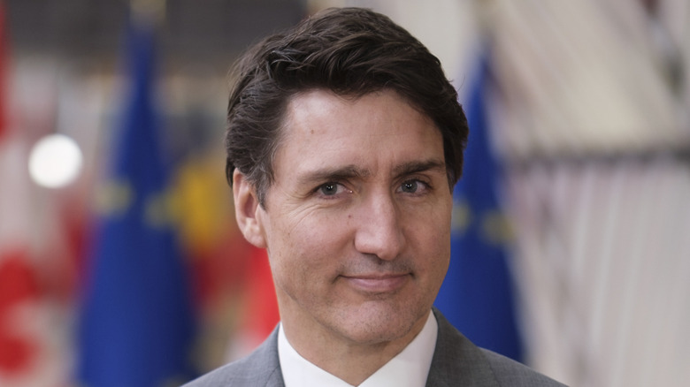 Justin Trudeau at an event in 2025