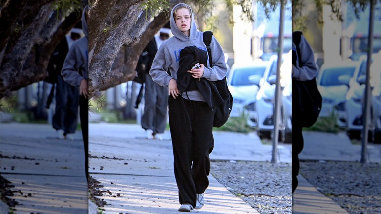 Shiloh Jolie walking around Los Angeles, February 2025