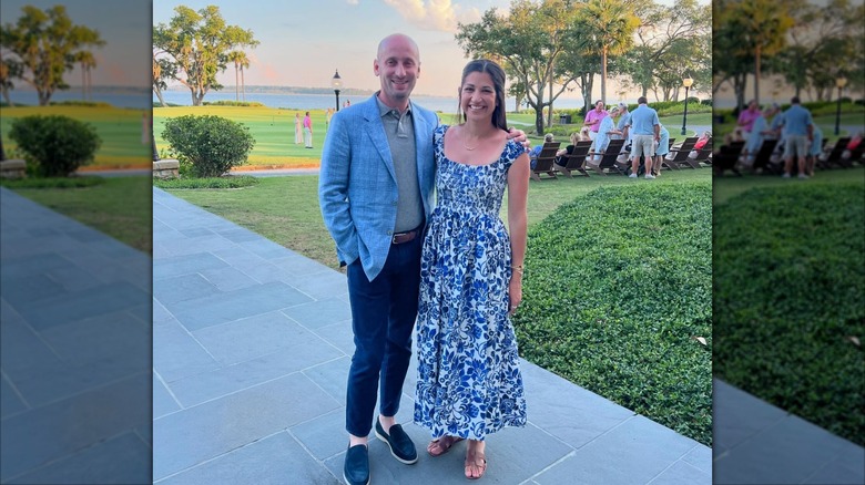 Stephen and Katie Miller posing