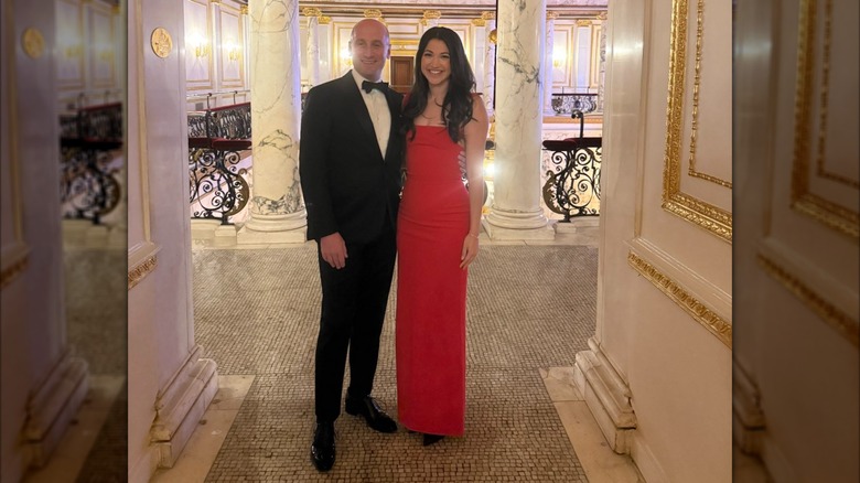 Stephen and Katie Miller posing