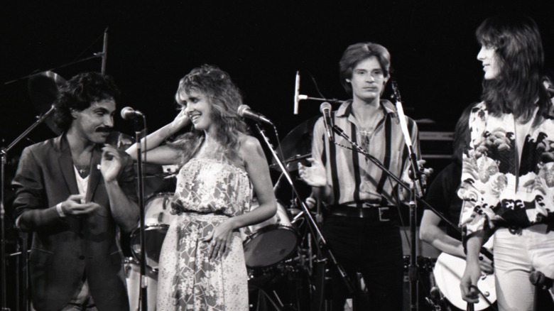 John Oates, Stevie Nicks, Daryl Hall, and Todd Rundgren performing in 1978