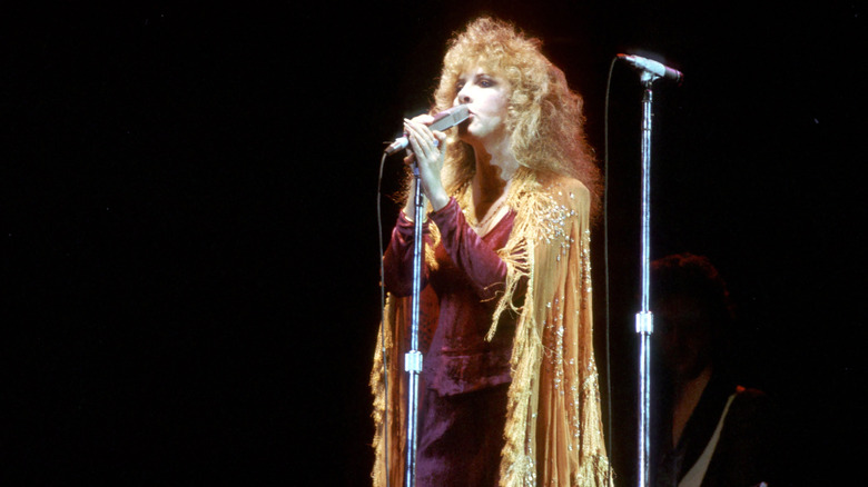 Stevie Nicks performing at the Santa Barbara Bowl in 1977