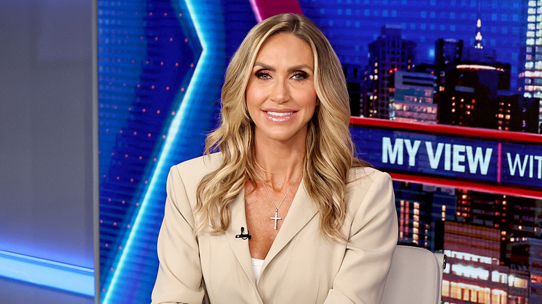 Lara Trump on the set of "My View With Lara Trump" at Fox News Studios on July 31, 2025 in New York City