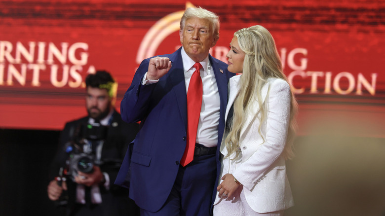 Donald Trump and Erika Kirk