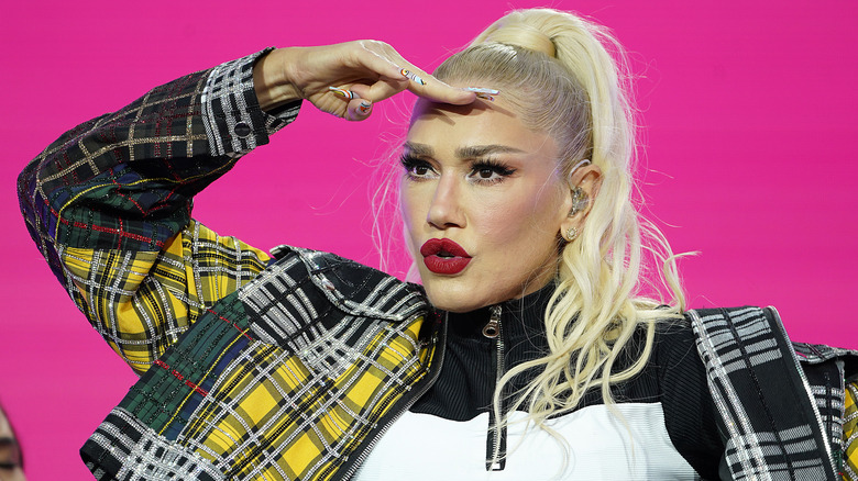 Gwen Stefani performing in October 2024