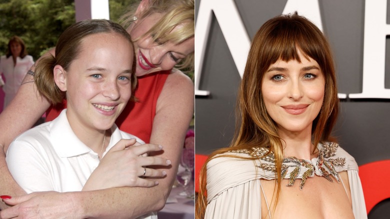 Dakota Johnson before and after