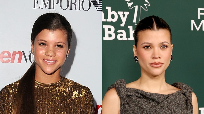 Sofia Richie before and after