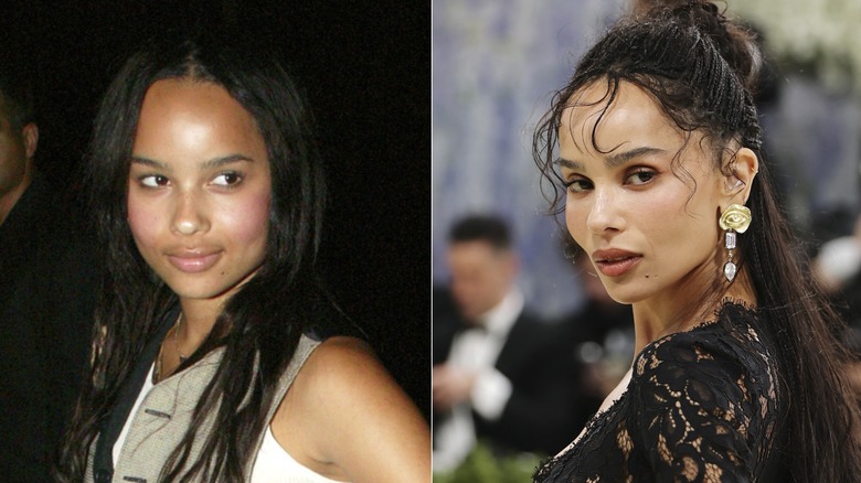 Zoë Kravitz before and after