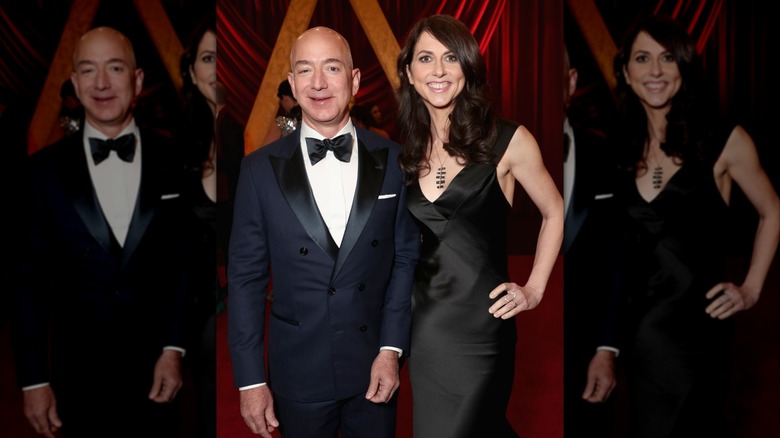 Jeff Bezos and MacKenzie Scott