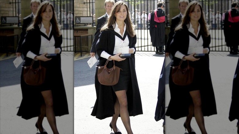 Kate Middleton in a graduation gown