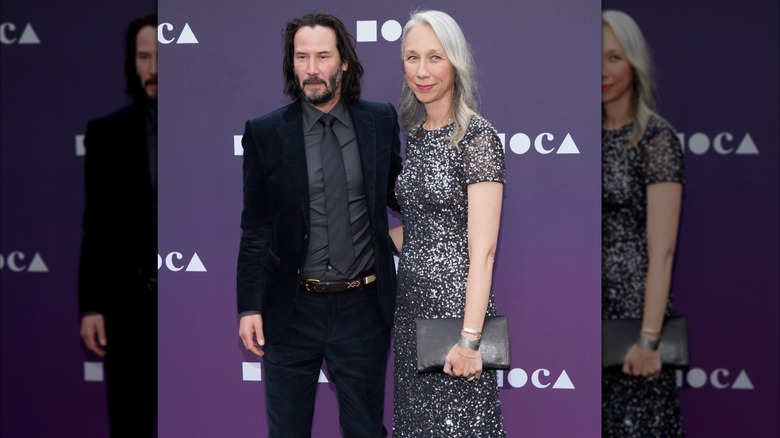 Keanu Reeves and Alexandra Grant attend the MOCA Benefit 2019 at The Geffen Contemporary at MOCA on May 18, 2019 in Los Angeles, California.