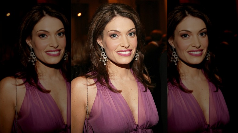 Legal analyst and TV commentator Kimberly Guilfoyle Newsom attends The Museum of Television and Radio's annual gala, this year honoring NBC News anchor Tom Brokaw, on February 19, 2004 at the Waldorf-Astoria Hotel, in New York City (2004)