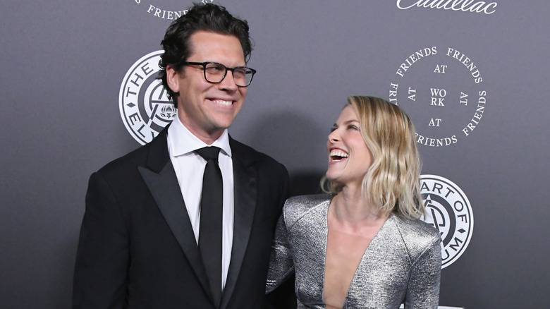 Hayes MacArthor black tie Ali Larter silver gown