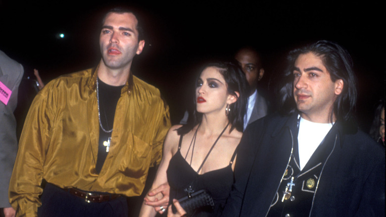 Christopher Ciccone, Madonna, and Alek Keshishian looking deep in thought