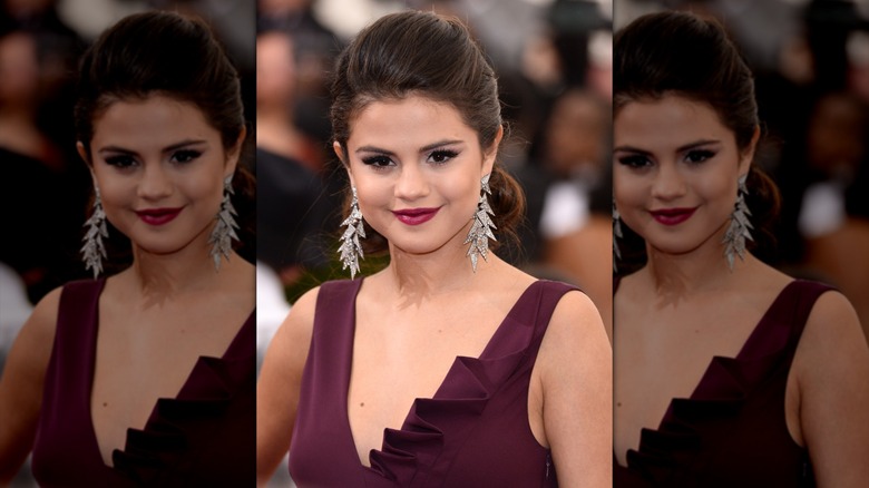 Selena Gomez on the red carpet of the 2014 Met Gala
