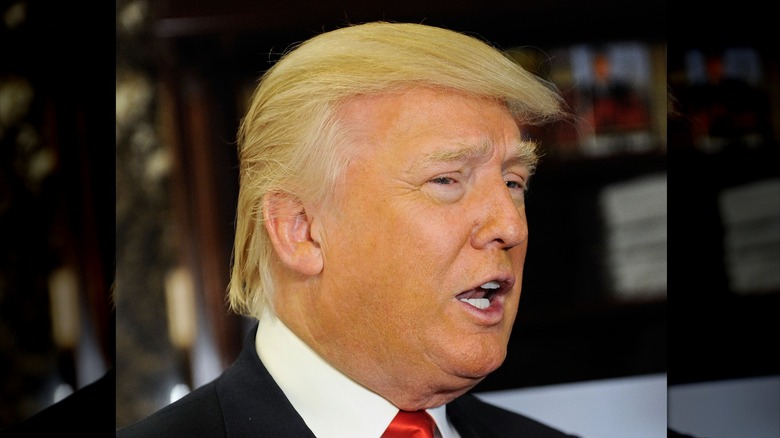 Donald Trump attends the "All-Star Celebrity Apprentice" Red Carpet Event at Trump Tower on April 1, 2013 in New York City (2013)