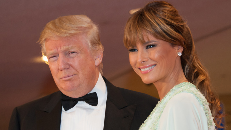 Melania Trump at the White House for the annual Easter Egg Roll event in April 2025