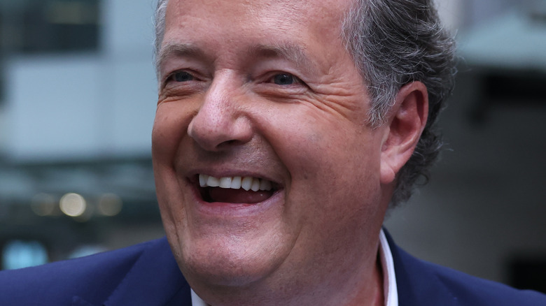 Piers Morgan smiling