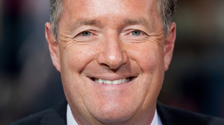 Piers Morgan smiling