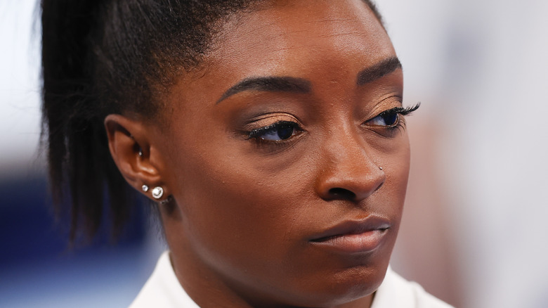 Simone Biles at the Tokyo Olympics