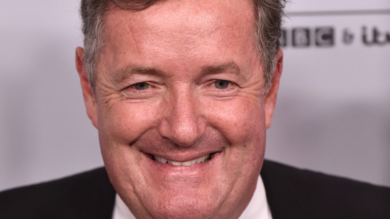 Piers Morgan smiling