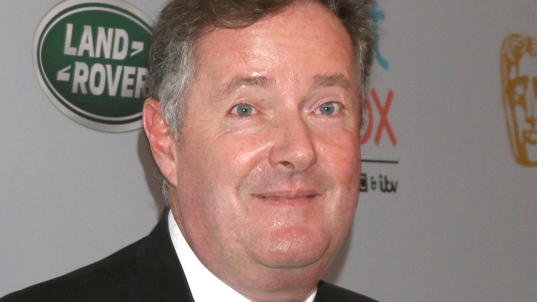 Piers Morgan smiling