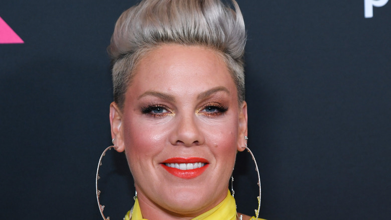 Pink in yellow gown in 2021