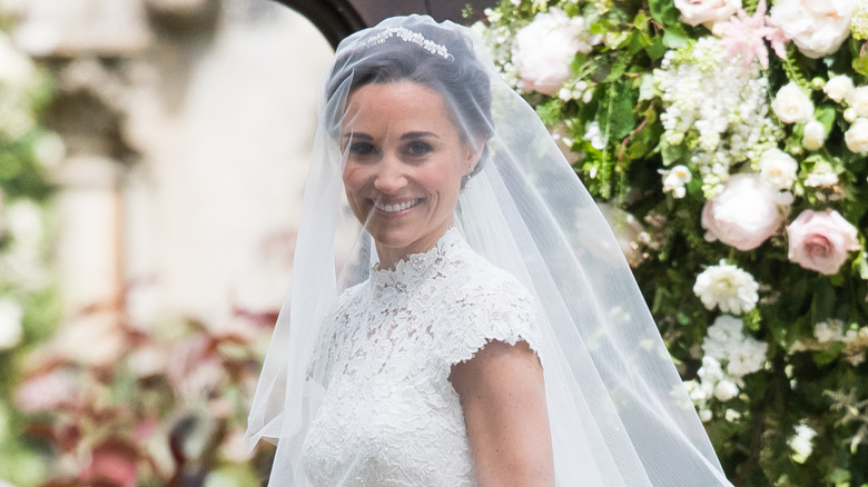 Pippa Middleton at her wedding in 2017