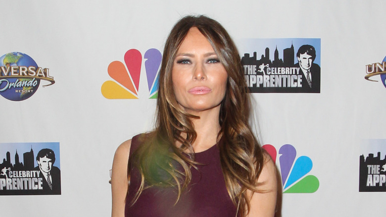 Melania Trump at a red carpet