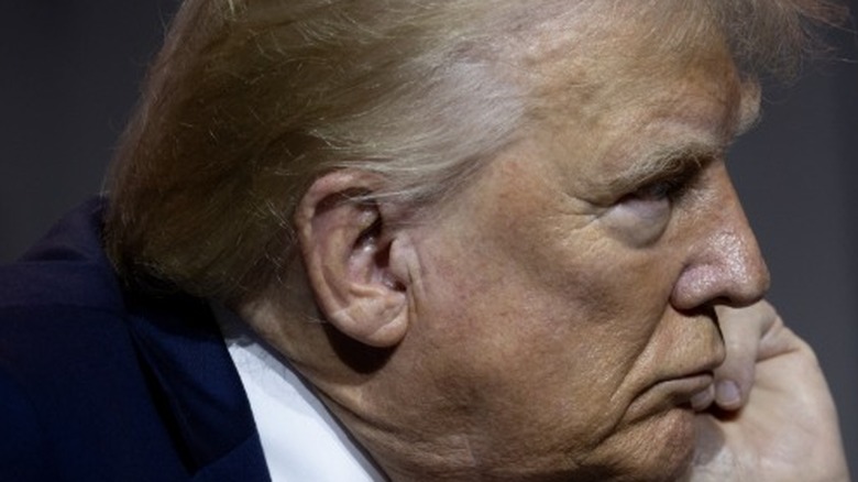 Donald Trump participates in the National Association of Black Journalists convention in Chicago, IL (2024)