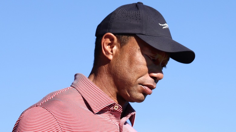 Tiger Woods at The Genesis Invitational 2026 in Pacific Palisades, CA