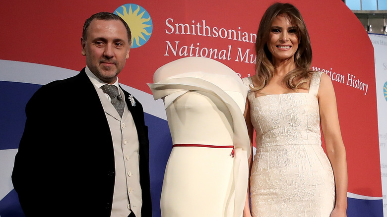 Hervé Pierre Braillard and Melania Trump