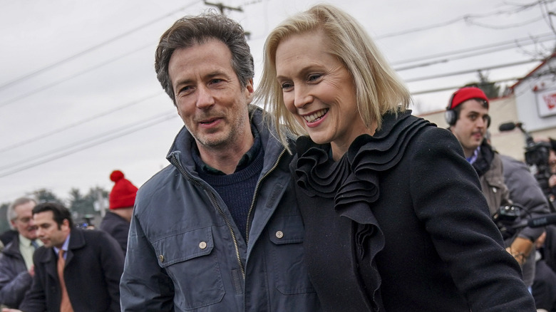 politician Kirsten Gillibrand and husband Andy Moffit
