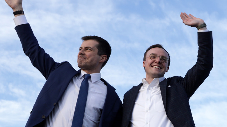 politician Pete Buttigieg and husband Chasten Buttigieg
