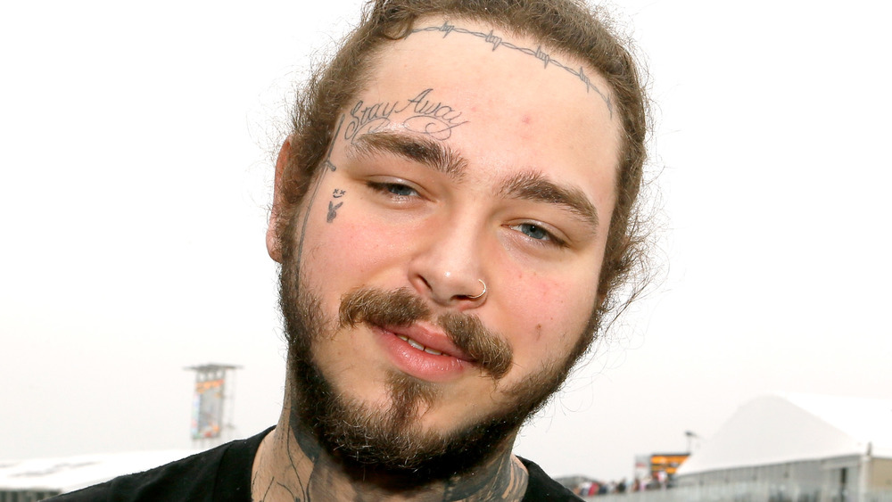 Post Malone posing