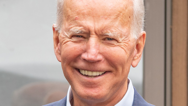 President Joe Biden smiling