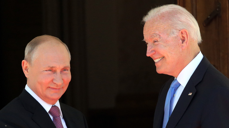 Joe Biden and Vladimir Putin meeting this week