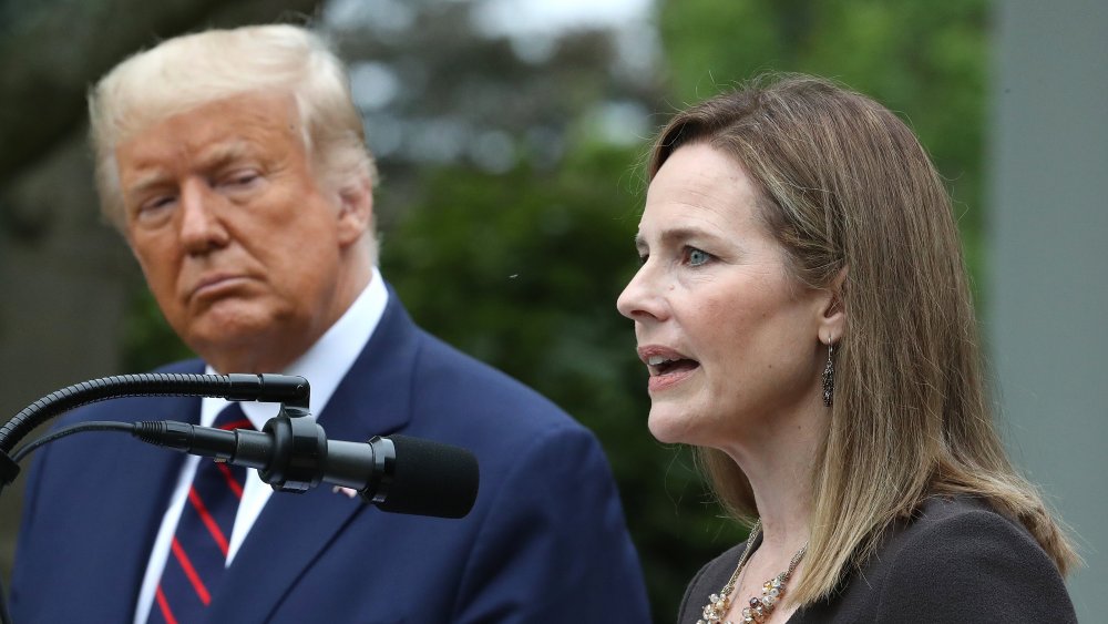 Trump announcement with Amy Coney Barrett