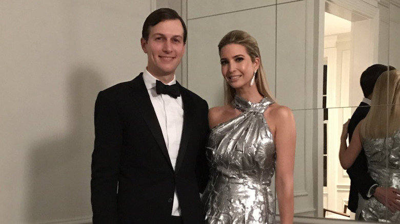 Ivanka Trump wearing an outfit inappropriate for a presidential family member