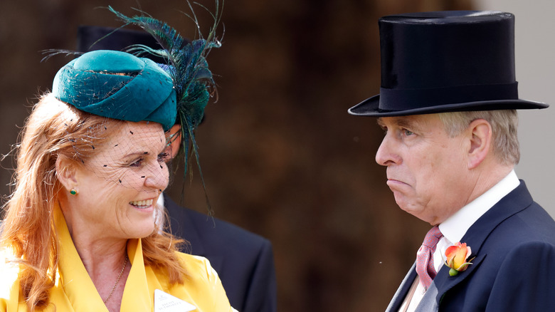 Sarah and Andrew at Ascot