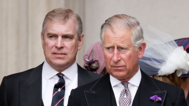 Prince andrew and king charles